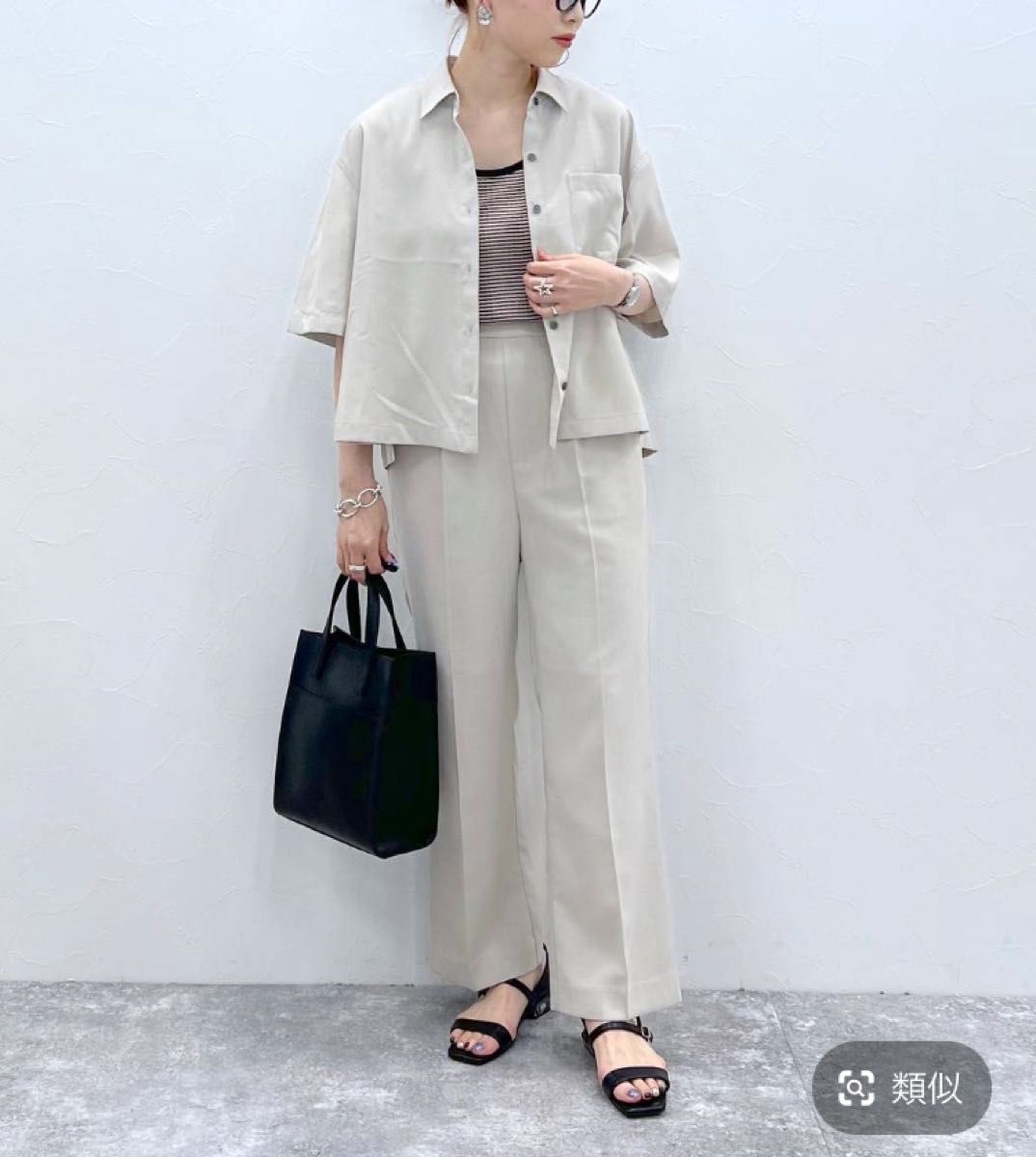 GLOBAL WORK グローバルワーク 快適らくらくシャツ ストレート GLOBAL WORK グローバルワーク 快適らくらくシャツ ストレート