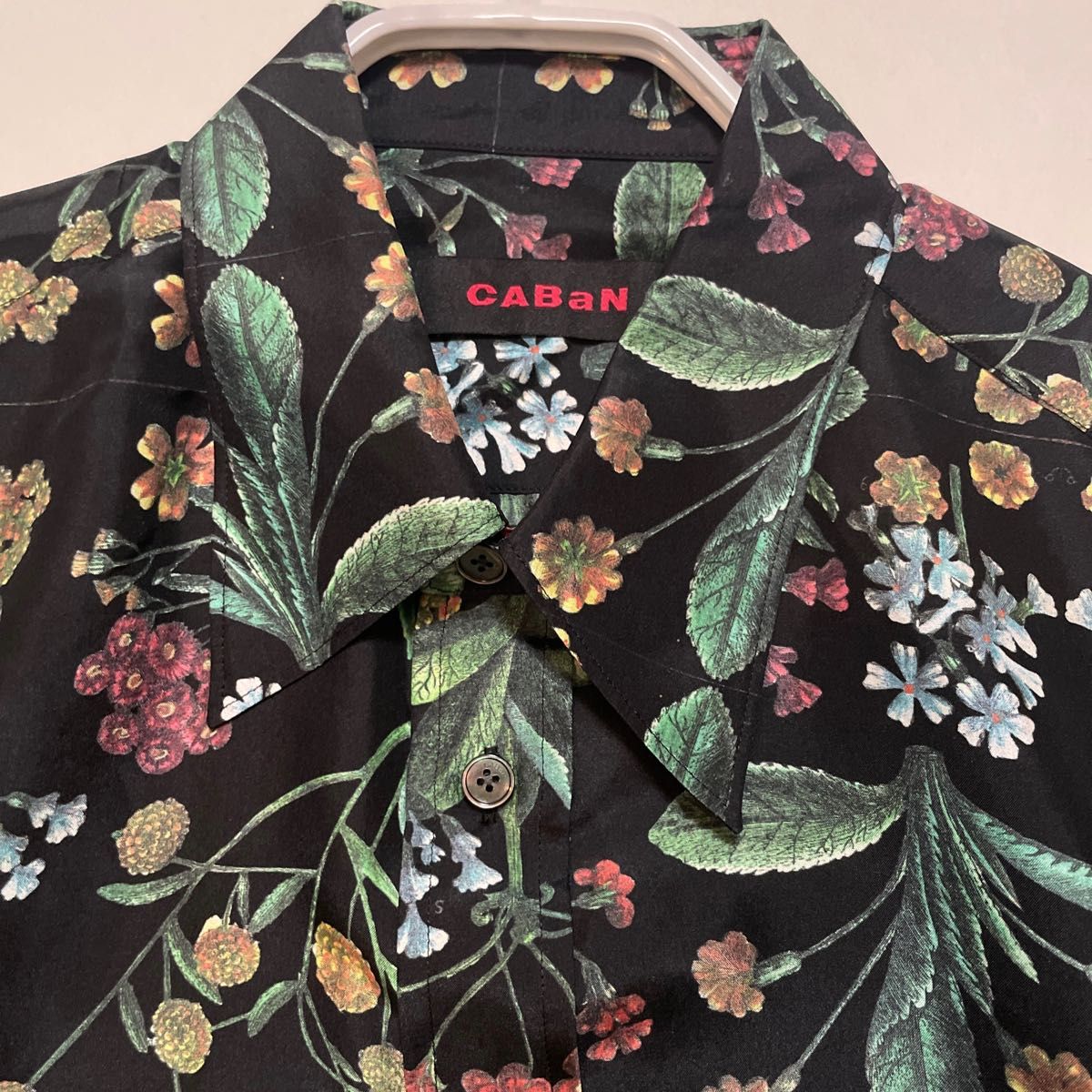 新品 CABaN キャバン シルク パレルモフラワープリントレギュラー
