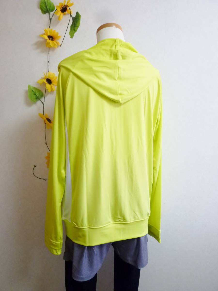 [ new goods ]DRY Zip Parker { lime /3L size }*. water speed .*UV effect 