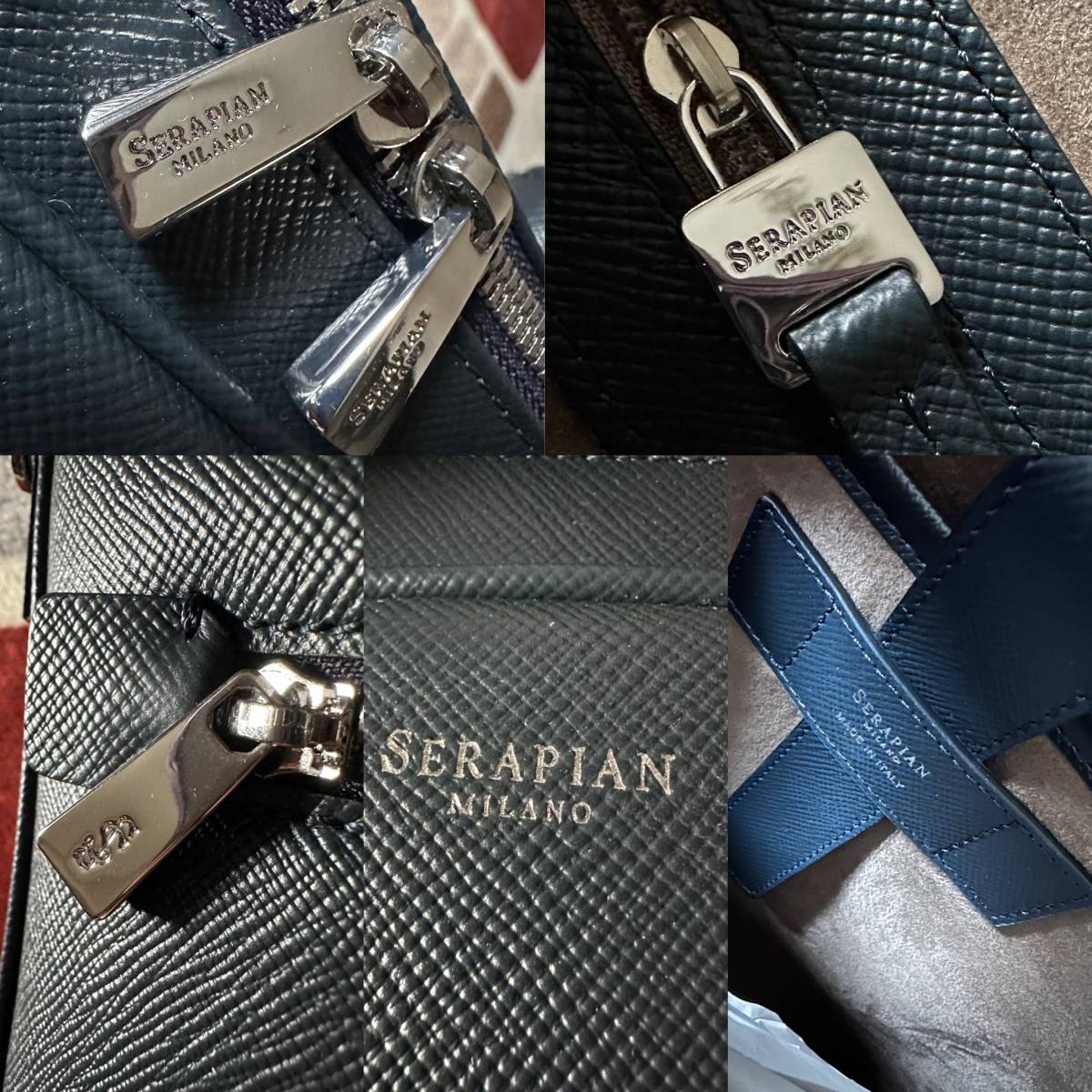 定価19万円 SERAPIAN セラピアン ブリーフケース ビジネスバッグ