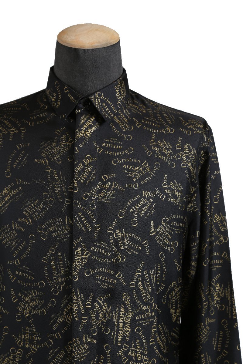 Dior HOMME / 美品 18AW / ゴールドカプセル アトリエ ロゴ 総柄