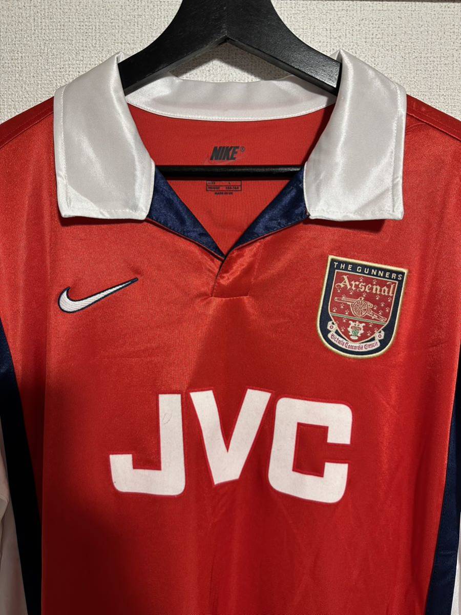1999 アーセナルFC (H) ユニフォーム ベルカンプ | fuerzalider.com
