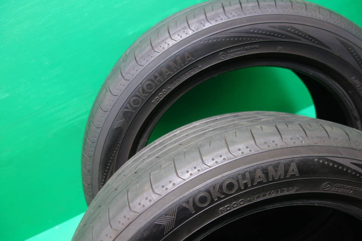 K1528-20 送料無料 225/55R18 サマータイヤ 夏 4本セット YOKOHAMA