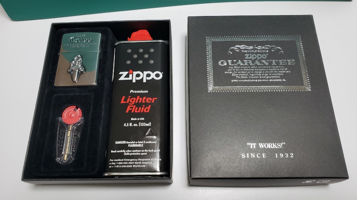 ZIPPO ジッポー 純銀 シルバー クロスメタル CROSS 限定版 シリアル