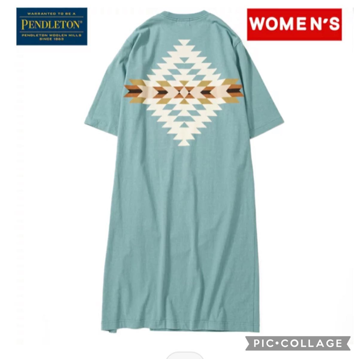 本店は ペンドルトン Tシャツワンピース 未使用 ひざ丈ワンピース
