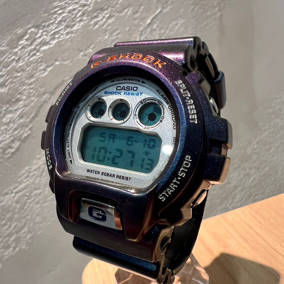 激レア 【即決】CASIO カシオG-SHOCK ジーショック DW-6900FL-6MJR マジョーラカラー 時計 クォーツ 毒蛙 腕時計 タマムシ