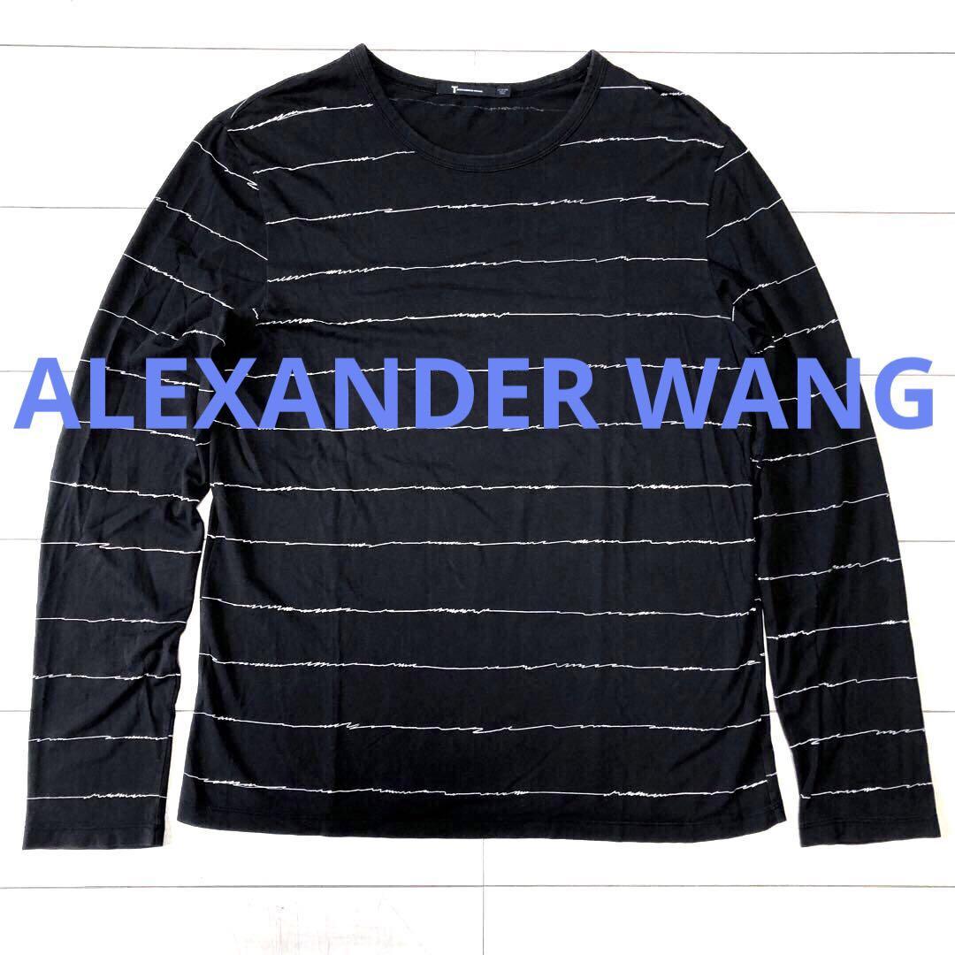 T by ALEXANDER WANG ティー バイ アレキサンダーワン 黒 × 白 ロンT