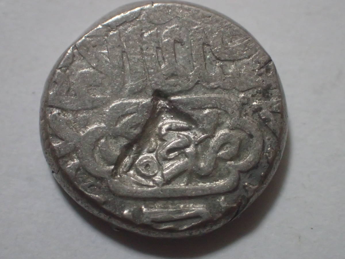 白羊朝(?) tanka銀貨 5.05g カウンターマーク ティムール イスラム 中東 イラン ペルシア 14 - 15世紀 アンティークコイン_画像3