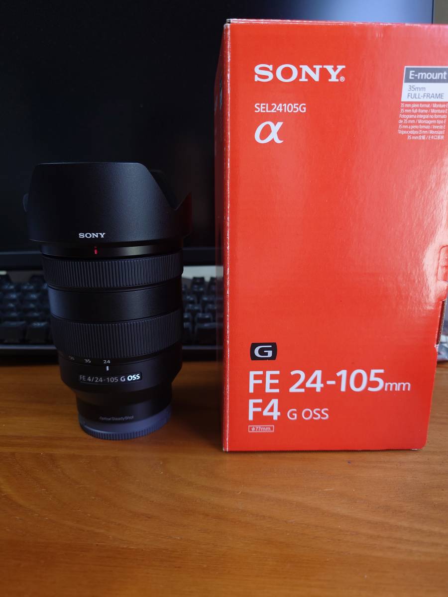SONY FE 24-105mm F4 G OSS SEL24105G + プロテクトフィルター付き
