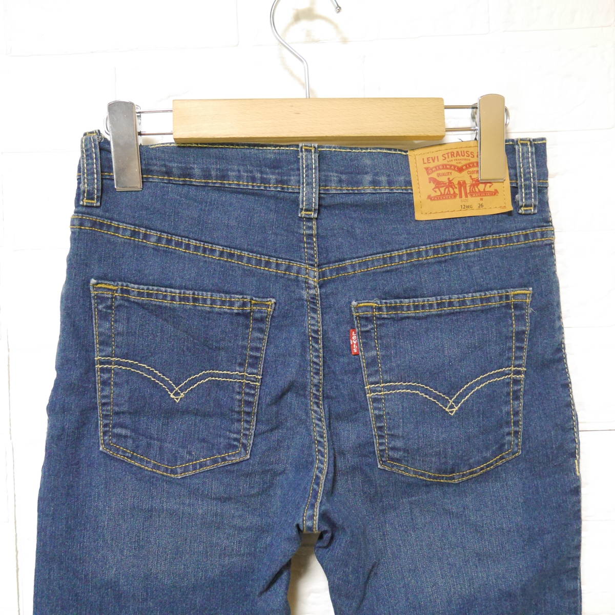 A651 ◇ Levi's 511 SLIM | リーバイス　ボトムス　青　中古　サイズ１２ＲＥＧ２６_画像7