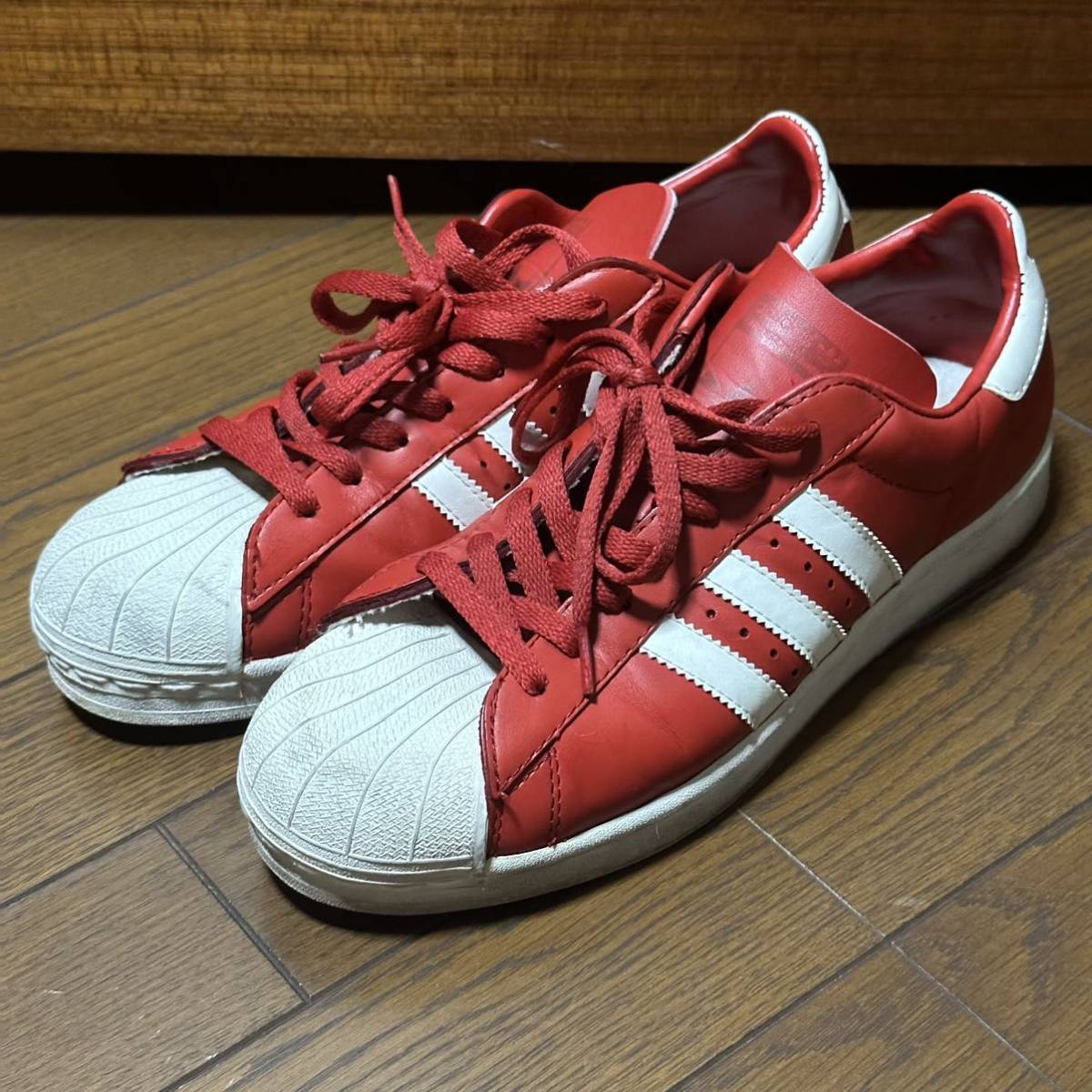 95 year made Adidas super Star red 26.5cm adidas superstar Vintage 