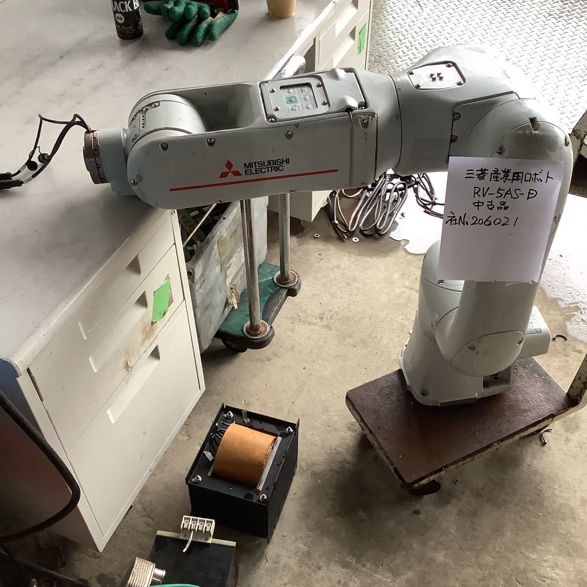 高価値】 三菱産業用ロボットモデル RVー5ASーD中古品動作未確認です
