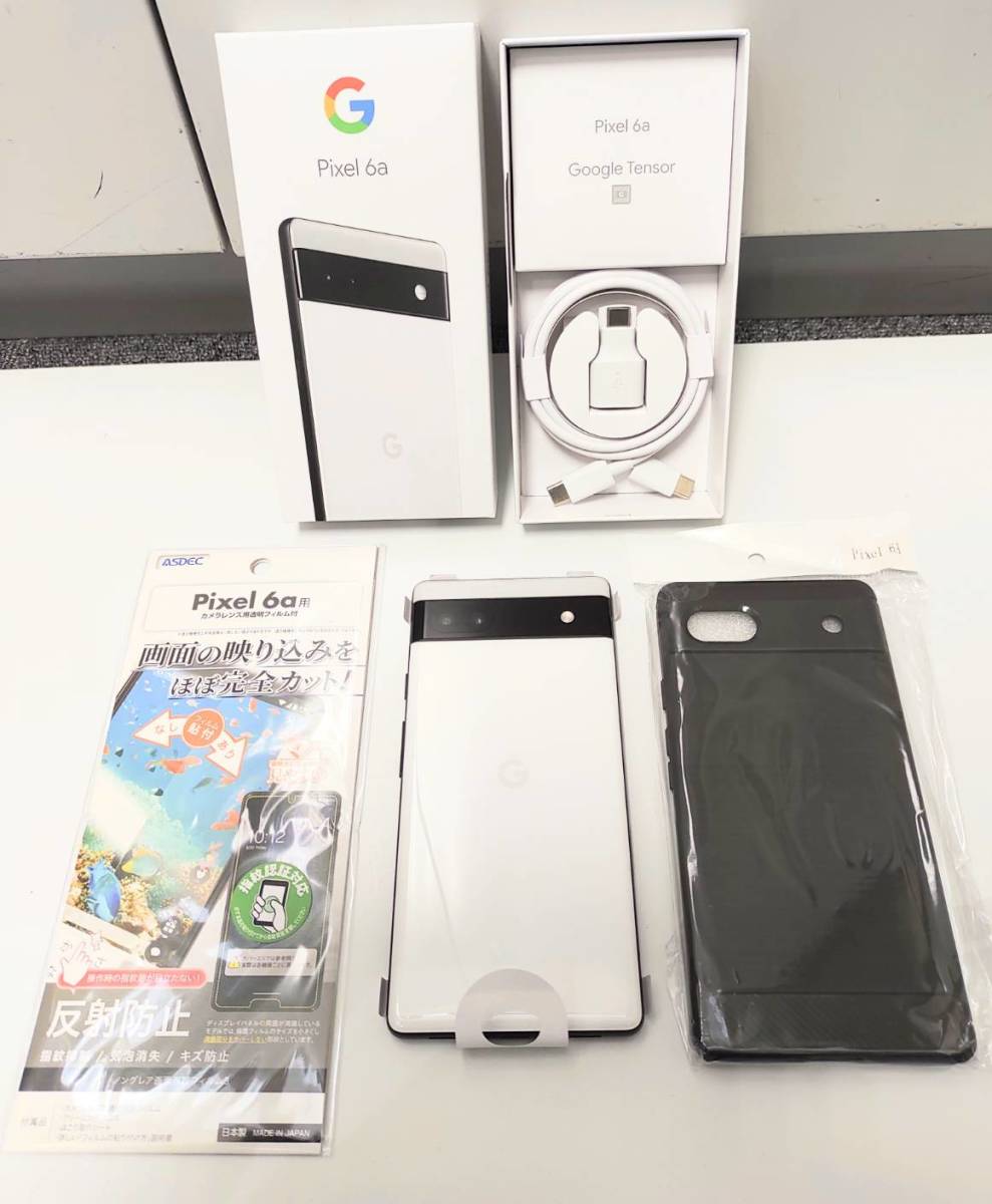 B-11182】 Google Pixel 6a グーグルピクセル 128GB チョーク SoftBank