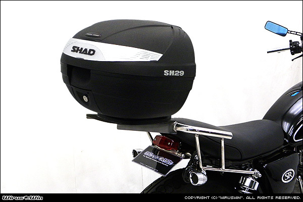 SR400　SR500用リアボックス（SHAD）付きタンデムバー