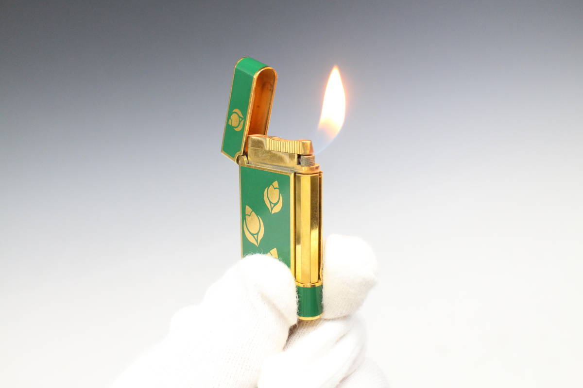 状態良【ブルガリ×デュポン/BVLGARI×Dupont本物】ライター/限定品