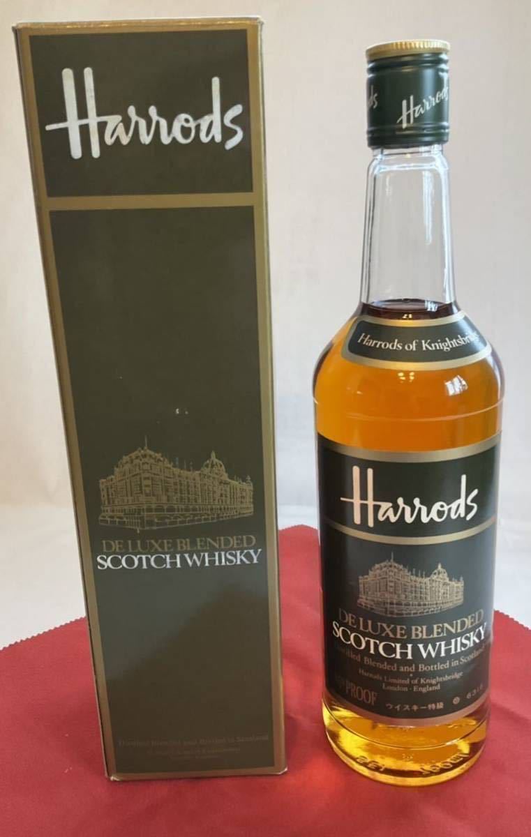 未開封 古酒 Harrods ハロッズ 750ml 未開栓 スコッチウイスキー