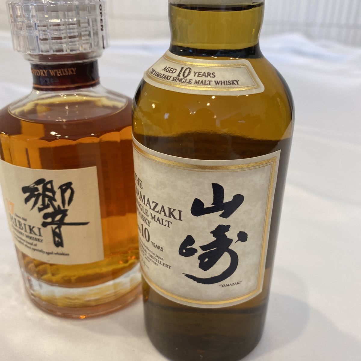 A/ お酒 ウィスキー 響17年 山崎10年 サントリー 180ml 43% 新品未