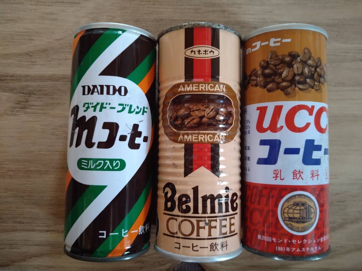 レトロ缶コーヒー　Mコーヒー