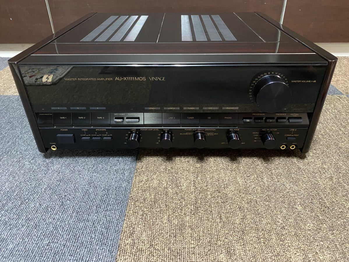 Bibian 比比昂- 美品サンスイSANSUI AU-X1111 MOS VINTAGE Bibian 比比昂- 美品サンスイSANSUI AU-X1111 MOS VINTAGE