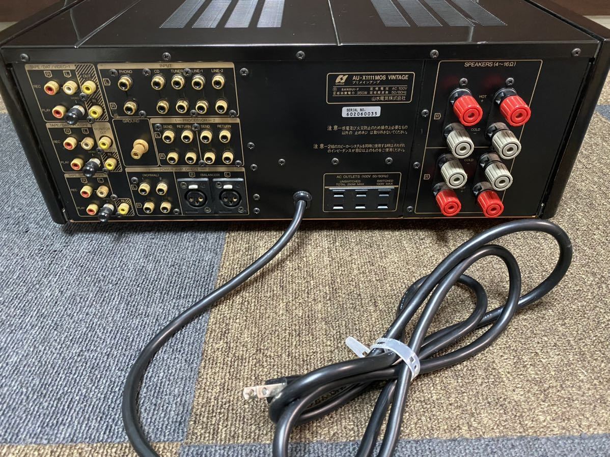 Bibian 比比昂- 美品サンスイSANSUI AU-X1111 MOS VINTAGE Bibian 比比昂- 美品サンスイSANSUI AU-X1111 MOS VINTAGE