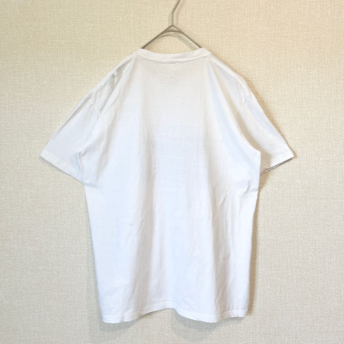 【美品】Tシャツ　半袖　ホワイト　イーグル　プリント　L
