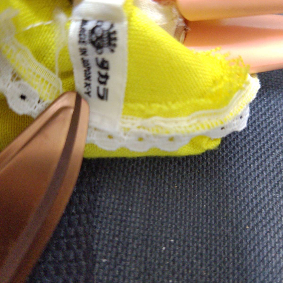 二代目　リカちゃん　人形　k23691410 黄色　い　ワンピース　赤　い　ブーツ　当時物　希少_画像10