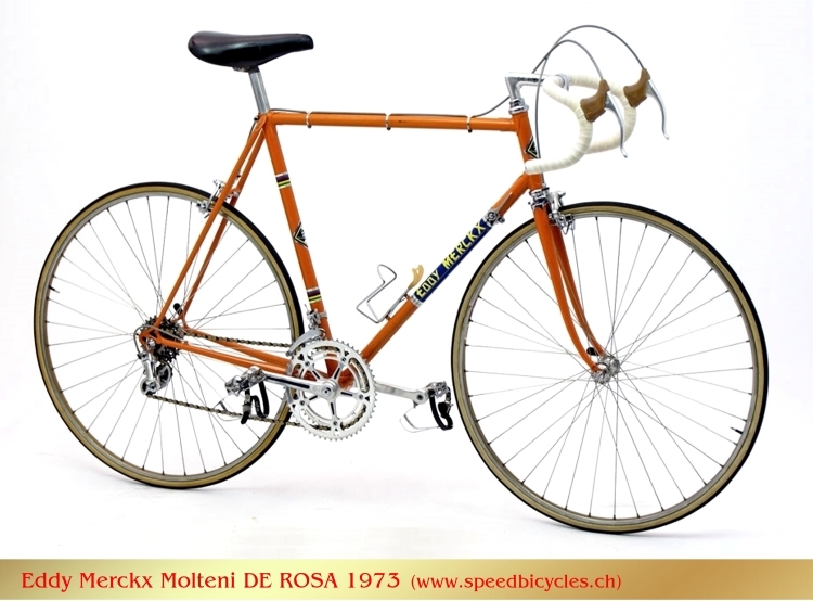 送料込み）自転車のポートレート　EDDY MERCKX（エディ・メルクス）MOLTENI DE ROSA　デ・ローザ 1973　カンパレコード_画像1