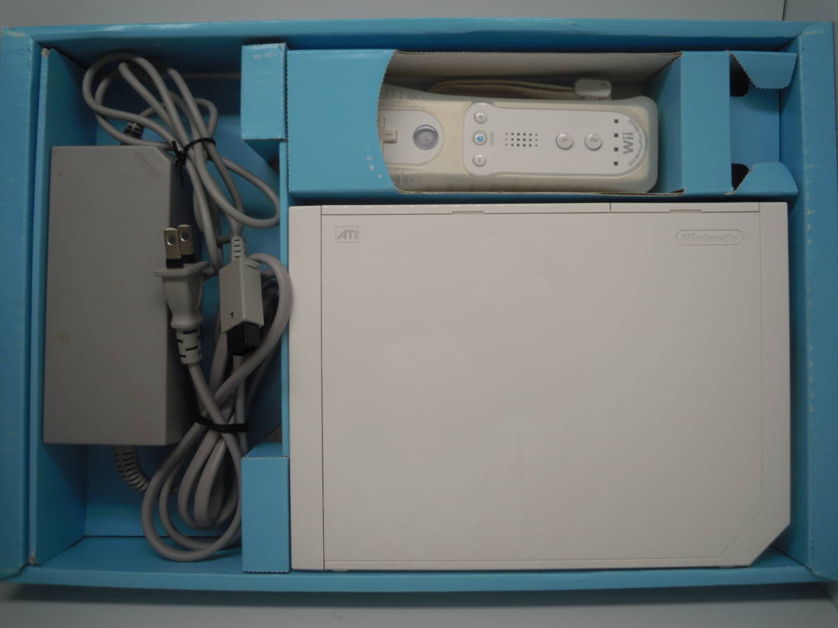  Nintendo　Wii セット RVL-001　シロ　箱付き　通電確認済み_画像5