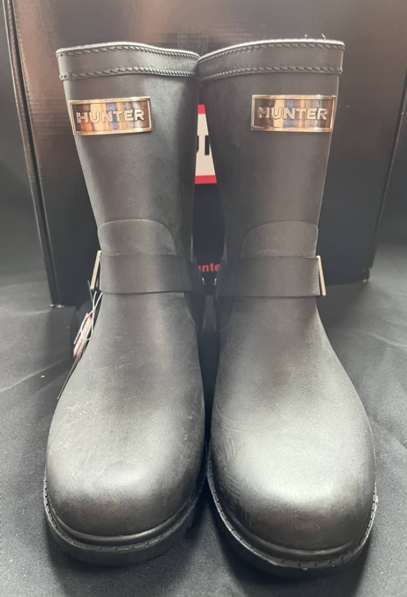  unused dead stock HUNTER Hunter rain boots boots SHOREDITCHsho Adi chiUK5 24cm black black boots outdoor rainwear 