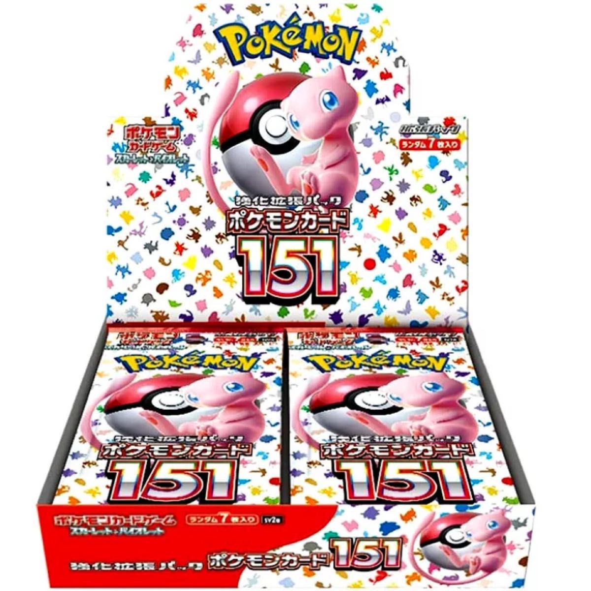 新品 未開封 ポケモンカード151 シュリンク付き カートン 強化拡張