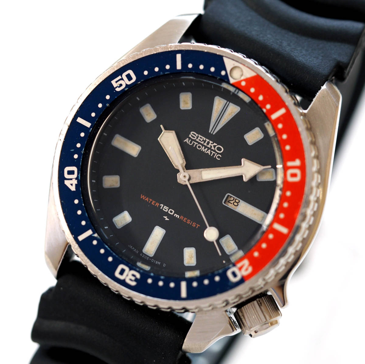 稼働品 SEIKO ダイバーズウォッチ 150m ペプシカラー 機械式自動巻き