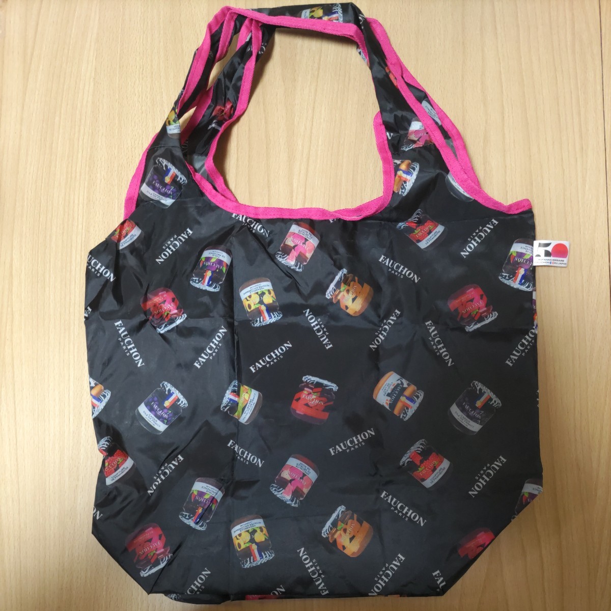 新品未使用 FAUCHON フォション 折りたたみバッグ  エコバッグ 髙島屋 高島屋 マイバッグの画像1