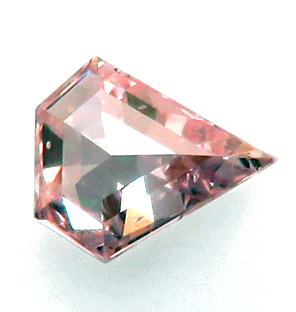 ピンクダイヤモンド 0.10ct Light Orangy Pink SI-1 中宝ソーティング付 瑞浪鉱物展示館 4361_画像4