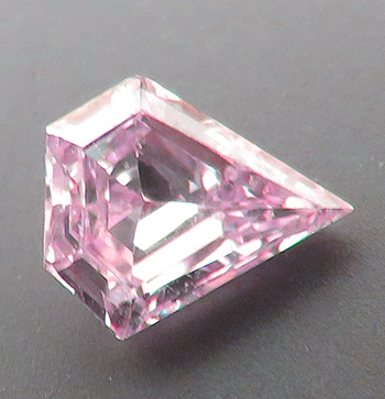 pink diamond 0.10ct Light Orangy Pink SI-1 middle .so-ting attaching .. mineral exhibition pavilion 4361