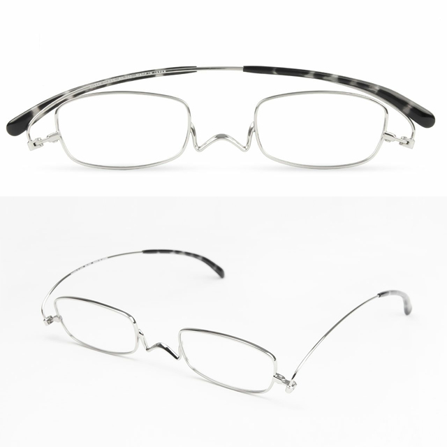OPG-202-22(シルバー) 【お財布に入る老眼鏡】 【送料無料】 【PaperGlass ペーパーグラス】