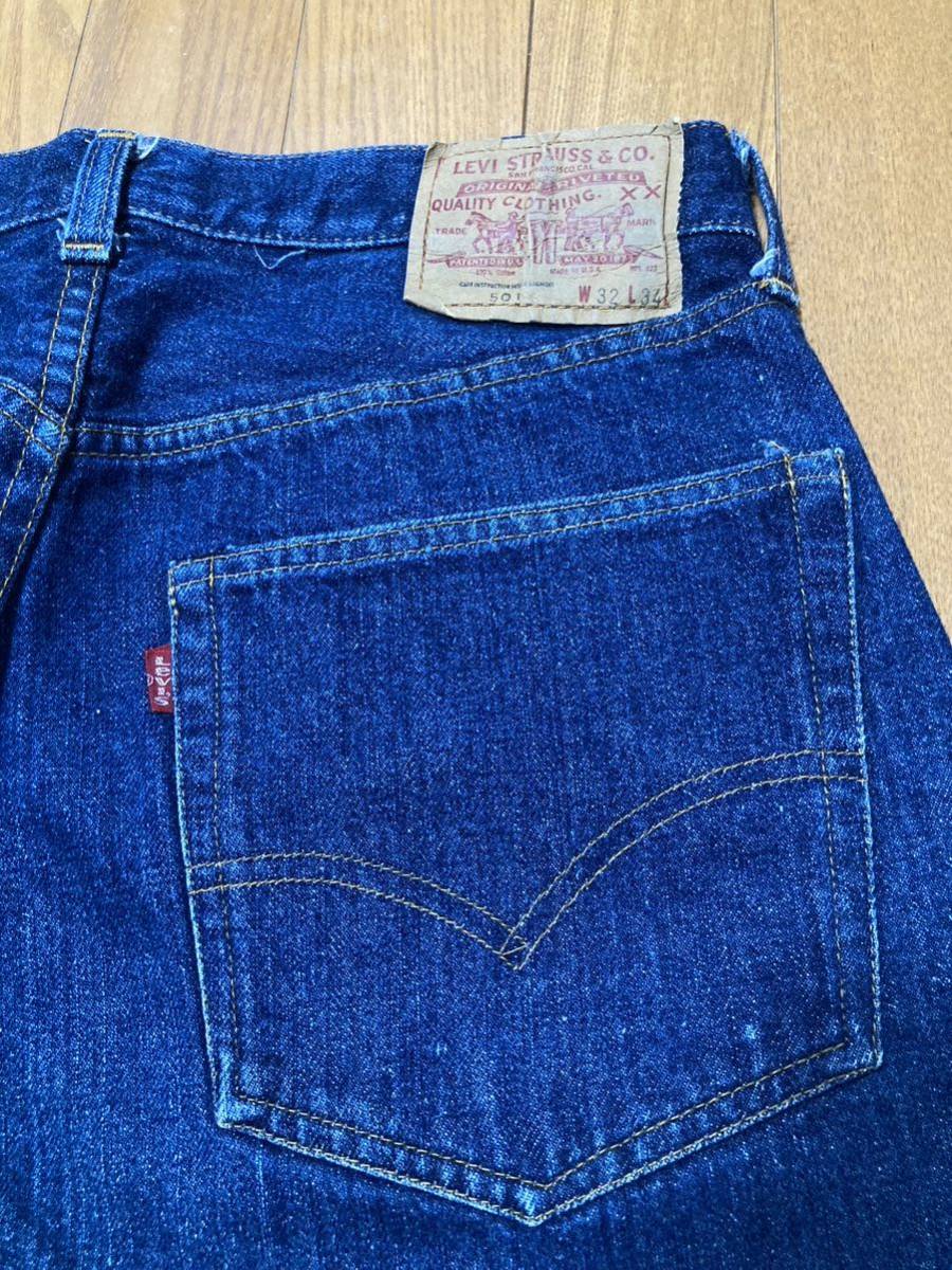 70s リーバイス 501 66前期 激レア2番工場 W32L34 極上 濃紺 70s リーバイス 501 66前期 激レア2番工場 W32L34 極上 濃紺