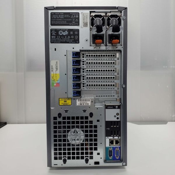 @T0349 DELL PowerEdge T320 Xeon-E5-1410v2/4コア8スレ/Mem-48G/DVD-RW/PERC-H310-RAID1/SATA3.5inchHDD1TBx2/WindowsServer2022導入済_画像2