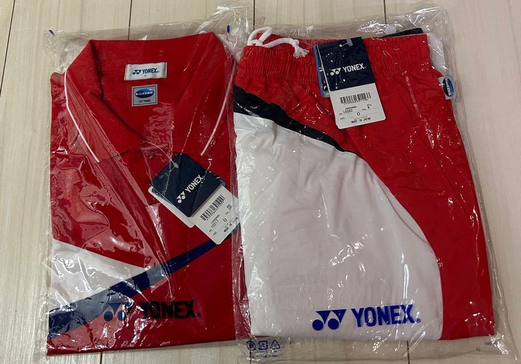 送料無料 ヨネックス ユニゲームシャツ ユニハーフパンツ O 上下2点 定価税込合計12540円のお品物 セットアップ 人気 日本製