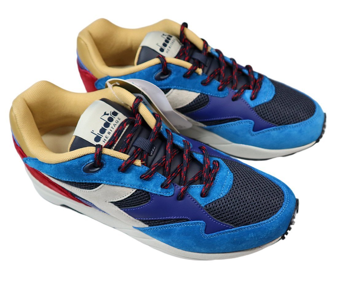 53%OFF*.. ..oyaji. любимый![ DIADORA HERITAGE / Diadora износ te-ji(.] сверху товар брюки ... premium . спортивные туфли / синий темно-синий 6