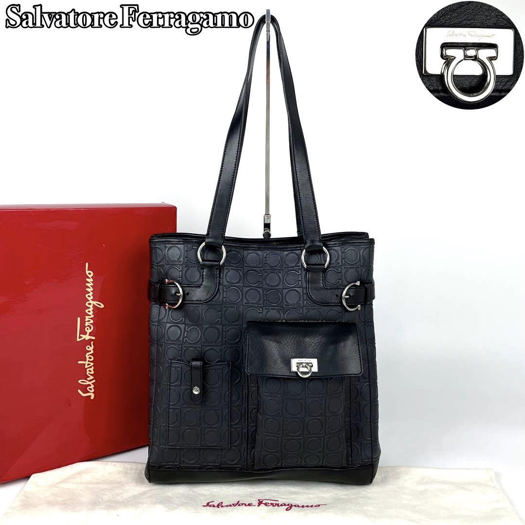 Salvatore Ferragamo バッグ ブラック系 レザー - 通販 - guianegro.com.br