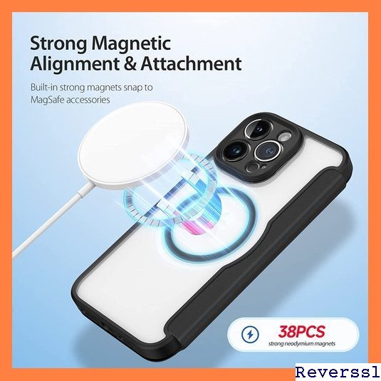 新品》 iPhone 14 Pro ケース 手帳型 magsa プロ スマホカバー iPhone