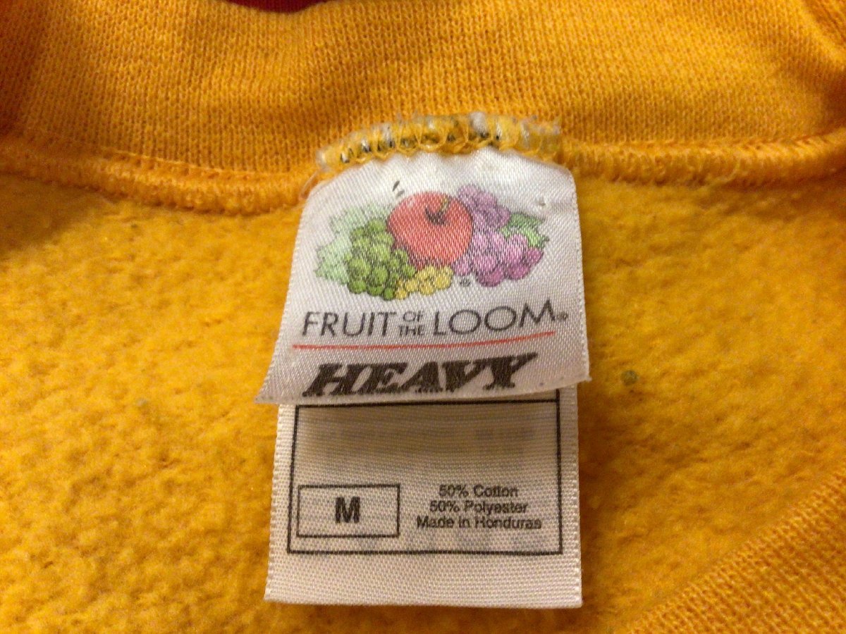 00'S FRUIT OF THE LOOM HEAVY SWEAT SIZE M フルーツ オブ ザ ルーム ヘビー スウェット_画像3