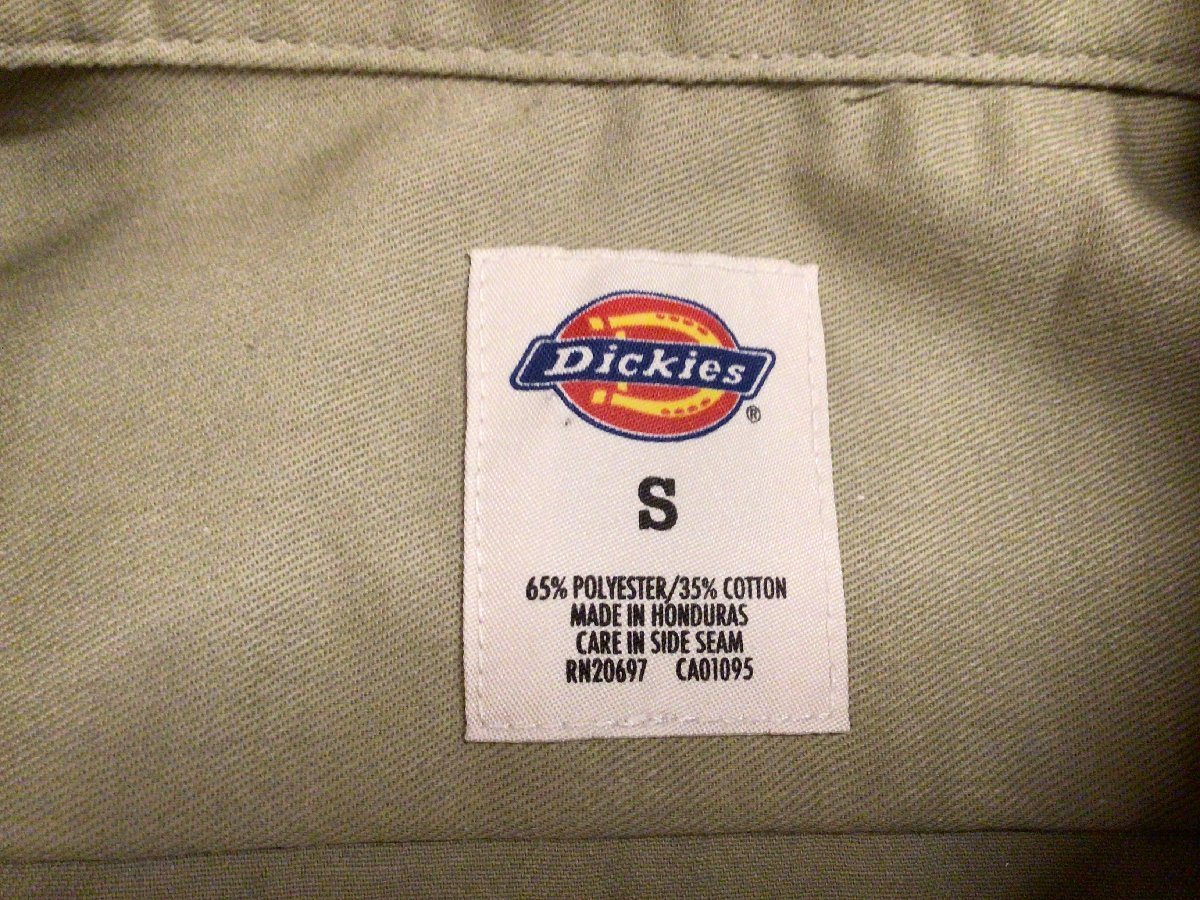 DICKIES WORK SHIRT SIZE S ディッキーズ ワーク シャツ 半袖_画像3