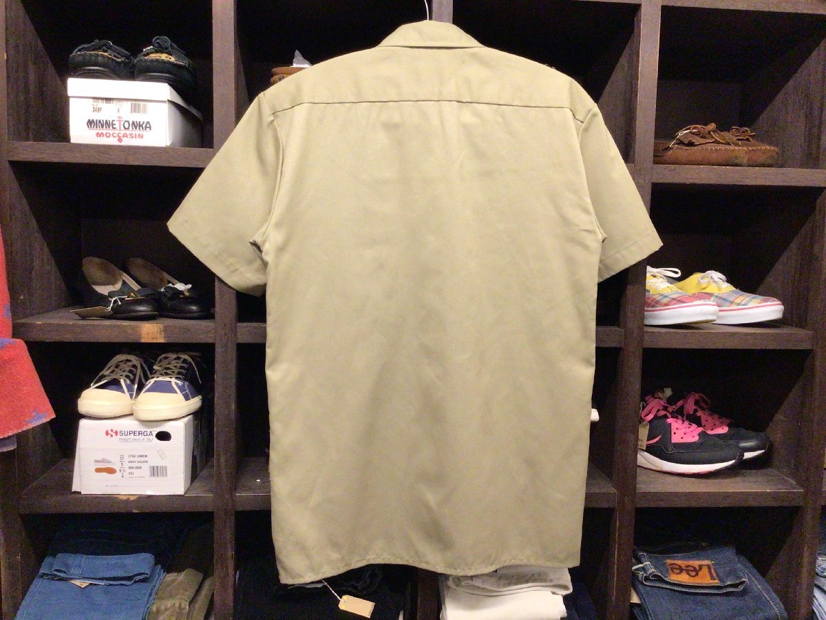 DICKIES WORK SHIRT SIZE S ディッキーズ ワーク シャツ 半袖_画像2