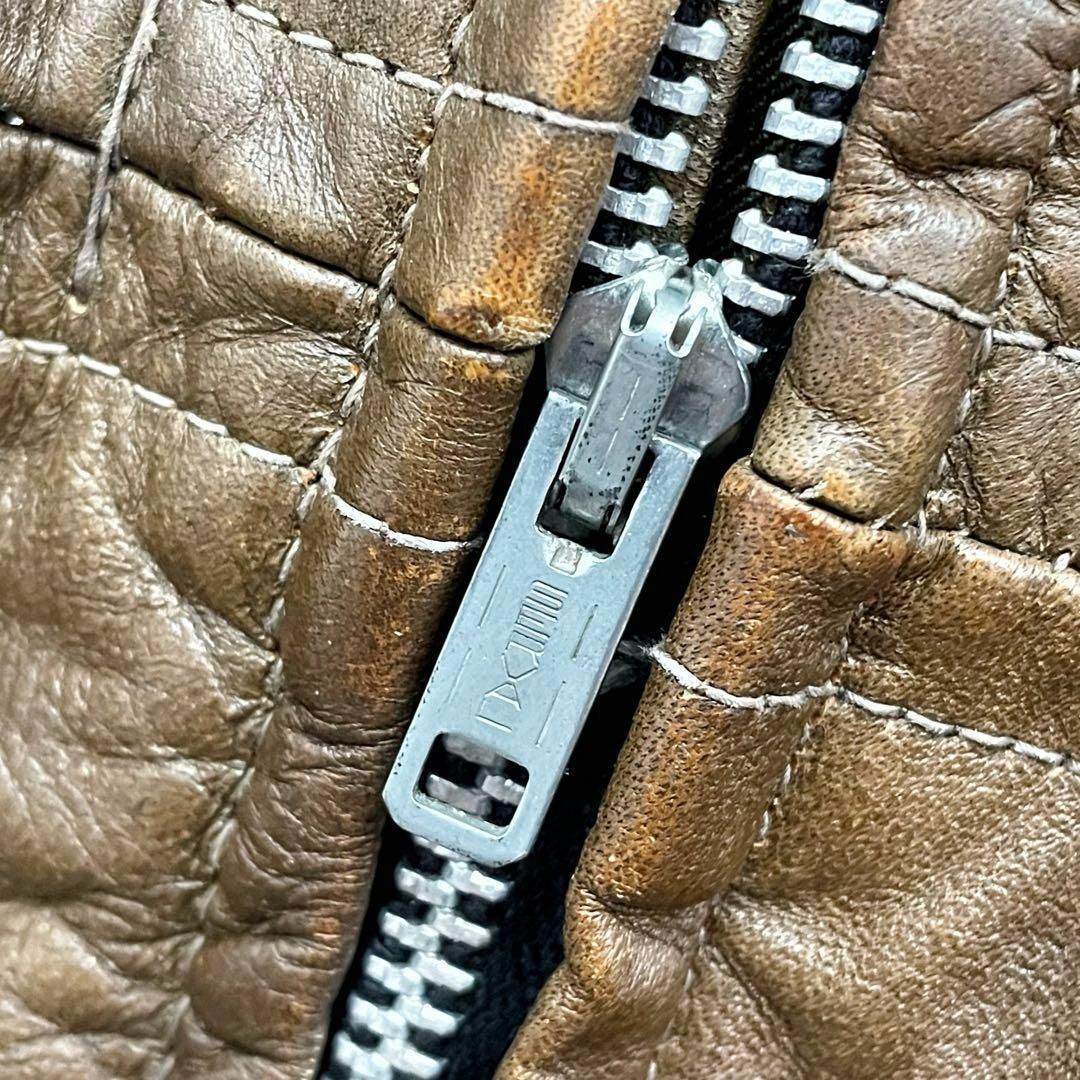超希少 ハーレーダビッドソン 60s 横長白タグ SERVAL レザージャケット メンズ Sサイズ相当 HARLEY-DAVIDSON