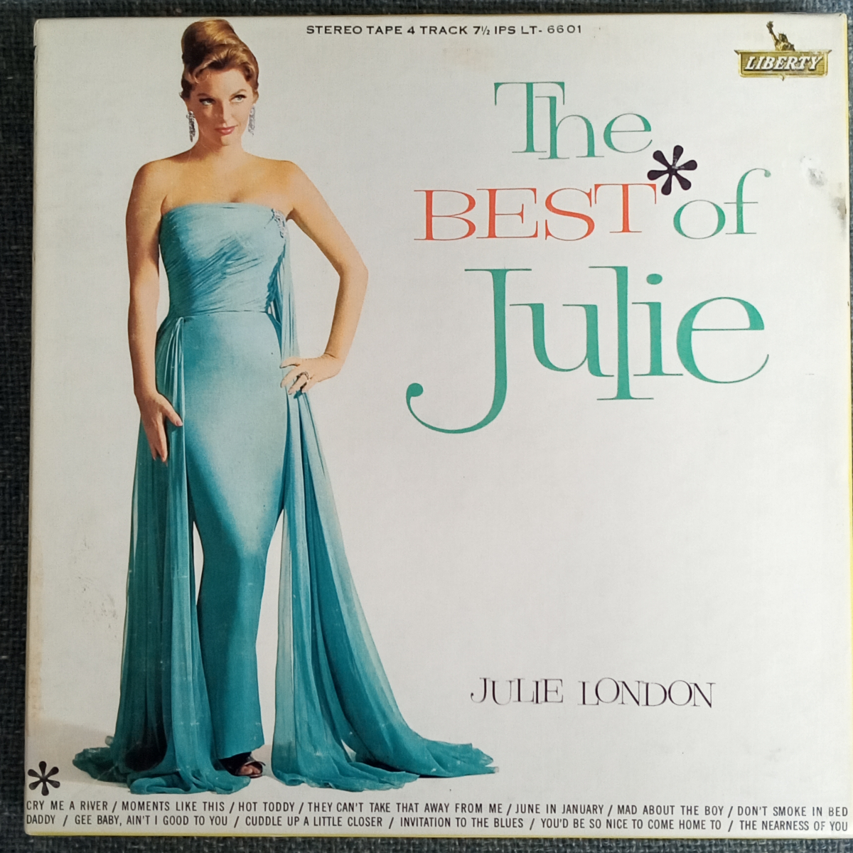 JAZZ オープンリールテープ　The BEST of JULIE ・　JULIE LONDON　　_画像1