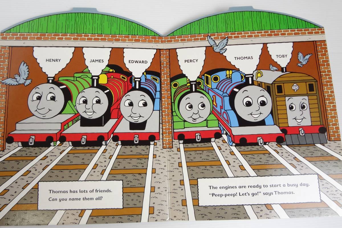 【英語】機関車トーマス★ボードブック★Thomas & Friends★Meet the Engines★洋書絵本［15］_画像2