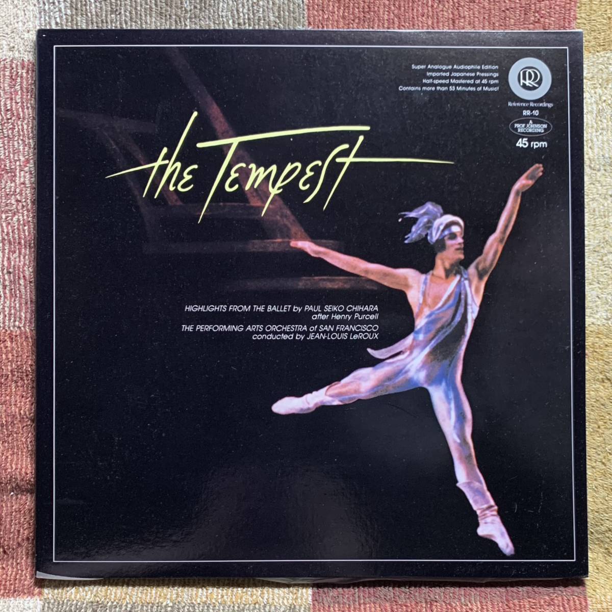 45 вращение LP* рис Reference Recordings RR-10* paul (pole) *chi - la балет музыка [ Tempest ] Nagaoka металлический мужчина вне запись selection 