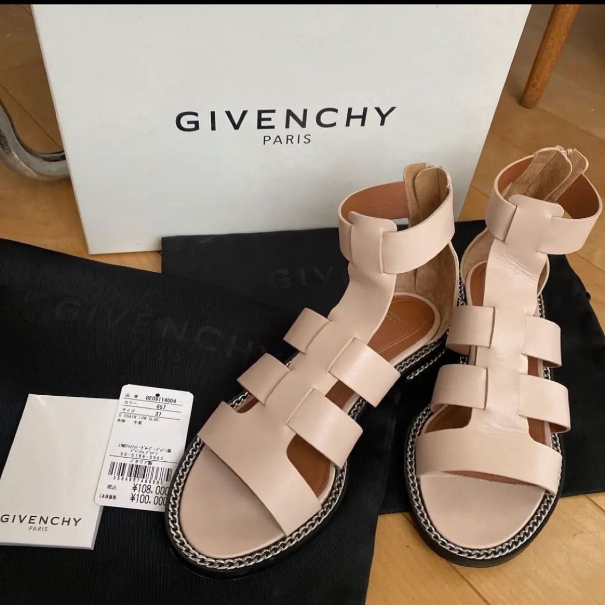 ジバンシー サンダル バーニーズニューヨーク 靴 フラット GIVENCHY