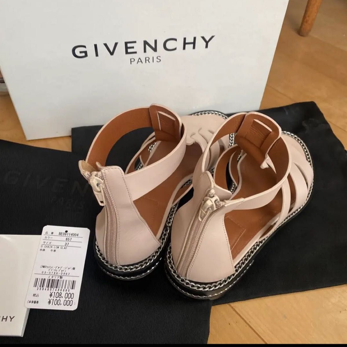 ジバンシー サンダル バーニーズニューヨーク 靴 フラット GIVENCHY